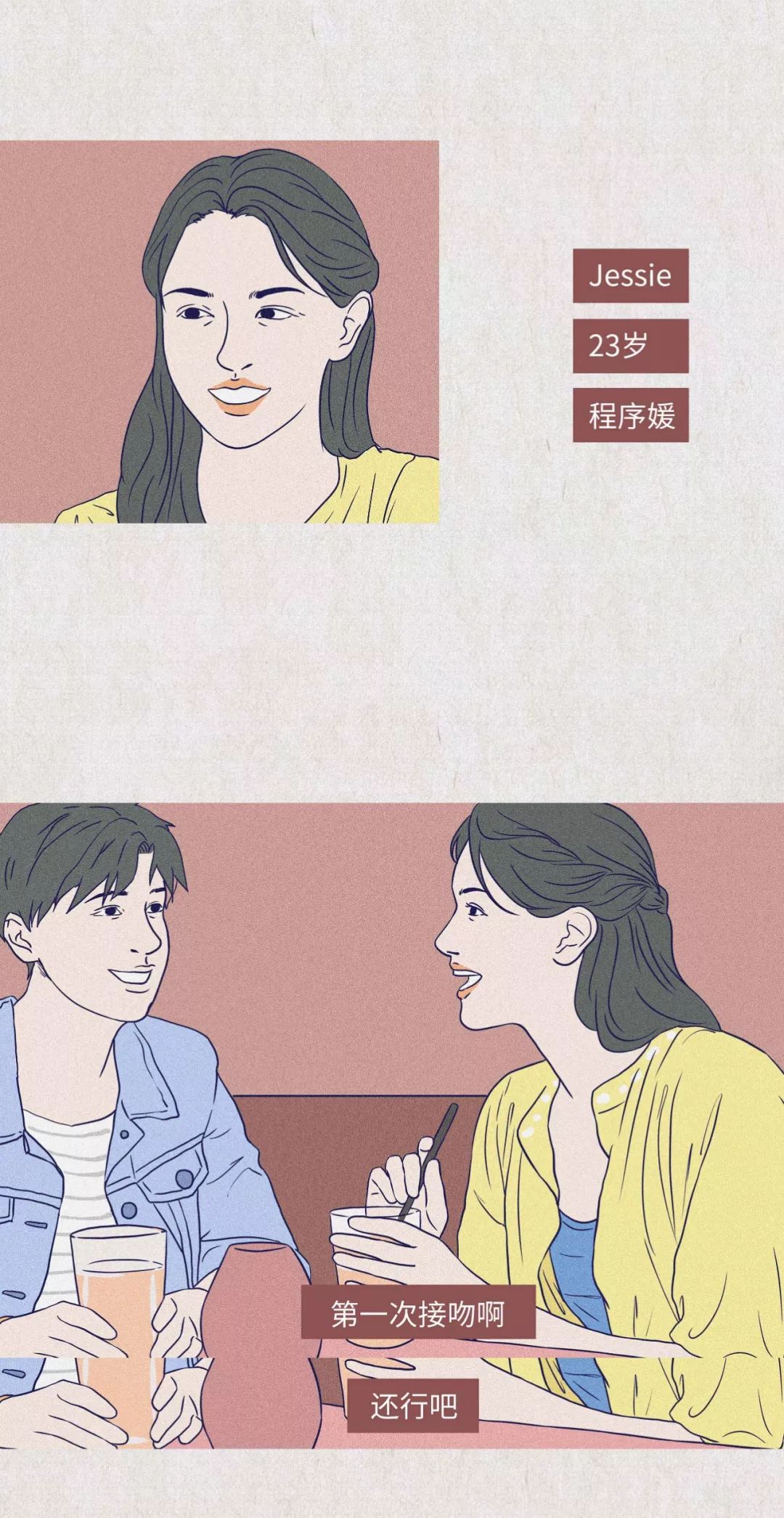 女生第一次接吻都在想什么？