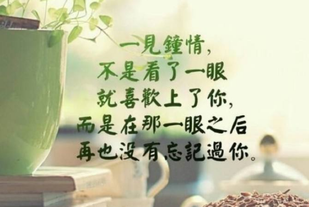 你相信一见钟情吗